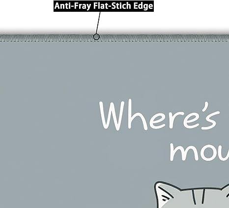 Non-Slip Mouse Pad Gaming Mouse Pad Small Mousepad for Computer, Laptop, Gamer, Cat Pattern, 8x10 inch